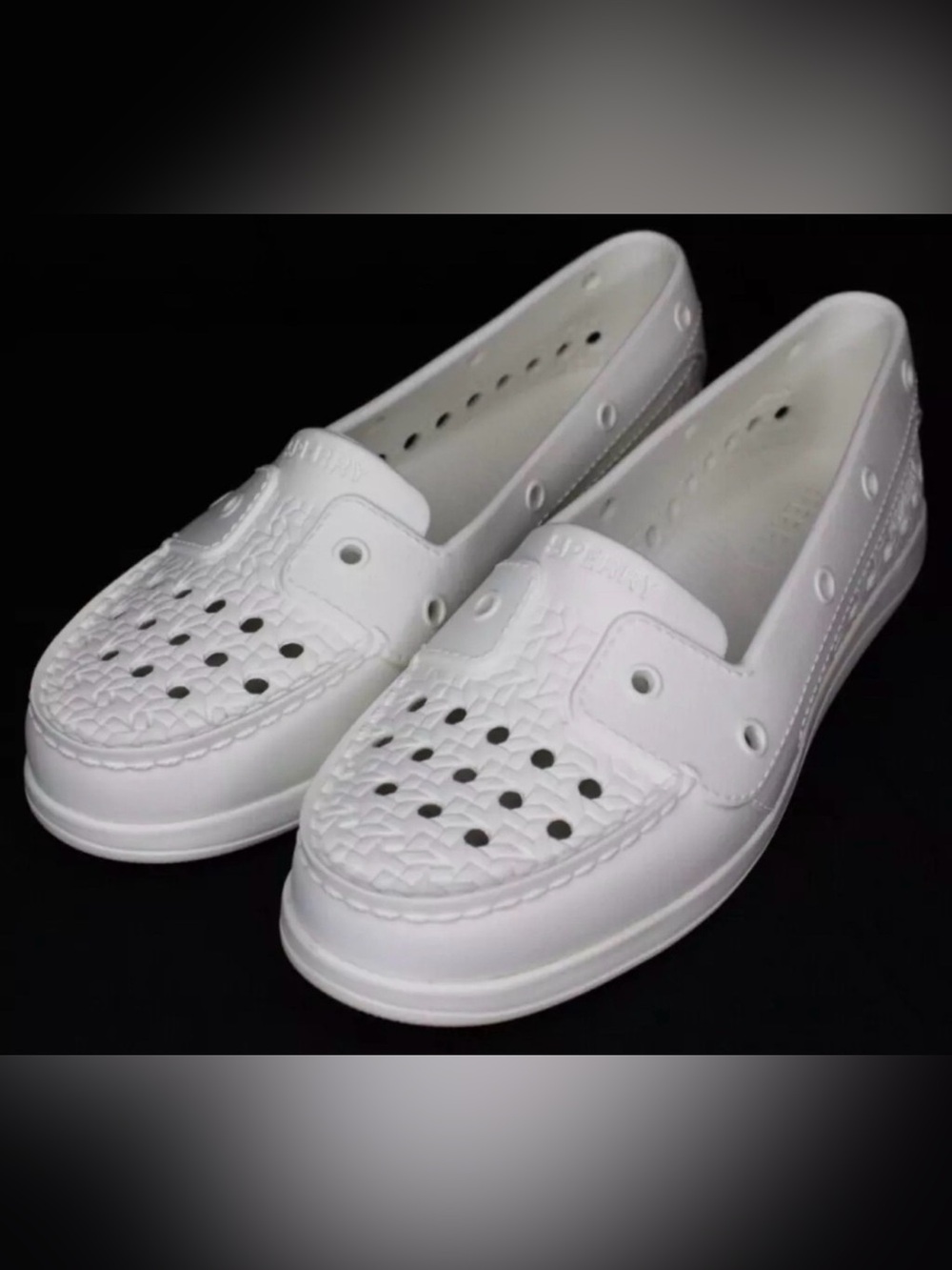 Sperry White Float Fish‎ Boat Shoes 9 NWT